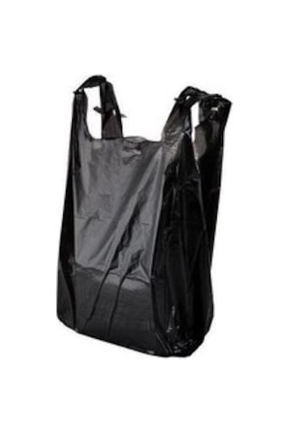 Siyah Poşet Mini Boy 20 X36 Hışır Atlet Poşet 3 Kg