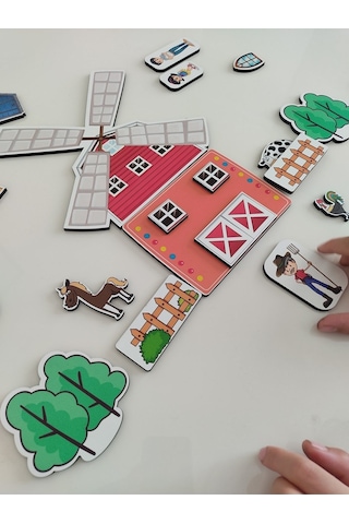35 Parça Ahşap Hayal Dünyam Puzzle