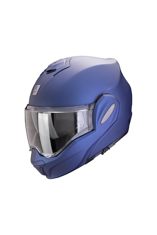 Scorpion Exo-tech Evo Pro Çene Açılabilir Motosiklet Kaskı Mavi Mavi