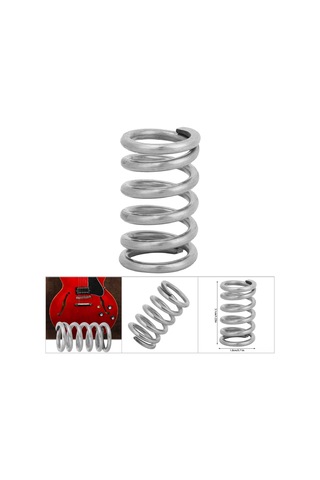 Hfambition Bigsby Serisi Elektro Gitar Tremolo Köprüsü İçin Dayanıklı Metal Yay - Aksesuar Gümüş