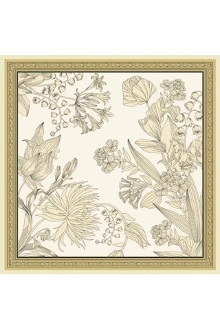 Deserto Fashion 2026 Avantgarde Serisi Çift Taraflı %100 İpek Twill Eşarp 90x90 Çok Renkli 91182351
