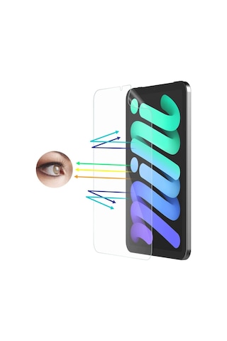 Apple Uyumlu iPad Mini 2021 6.nesil 8.3 Inç Paper-like Kağıt Hissiyatlı Ekran Koruyucu Cam Kılıf