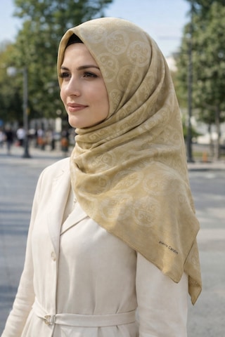 Pierre Cardin Lyocell Naia Rivela Şal 6080200-961 Bej Gold Bej Gold