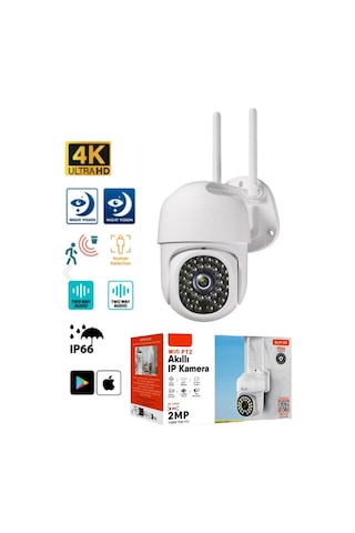 Miaxtreme 1080p 2mp Wifi Ip66 Su Geçirmez Gece Görüşlü Hareket Sensörlü Yoosee Türkçe Güvenlik Kamerası