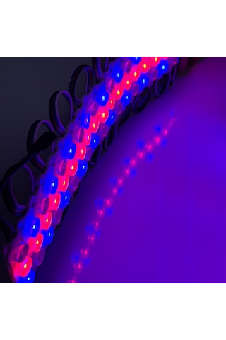 Akvaryum Mutfak Dolap Ayna Modül Led Aydınlatma Rgb Işık Mercekli Vitrin Tezgah Mağza Ürün Gösteri 3w Dc 12v RGB