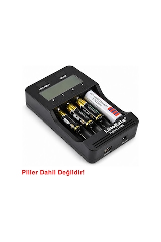 Liitokola Lii-500 4 Pil Yuvalı Pil Şarj Deşarj Kapasite Test Cihazı Powerbank Modu Yaylı Pil Mekani