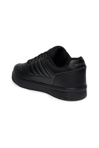 Best Of 074-25 Deri Slash Anatomik Erkek Sneaker Siyah Siyah