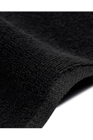 12 Tane Büyük Boy Pamuklu 50x90cm, Fitness Havlusu , Spor Havlusu , Kuaför Havlusu Siyah
