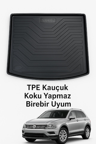 Volkswagen Tiguan 2016+ İle Uyumlu Bagaj Havuzu 3d Premium
