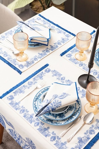 Azure Blue, Premium Seri Sunum Peçetesi, Duck Keten Kumaş 40x40cm 483707