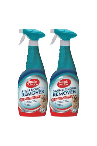 Köpekler İçin Leke Ve Koku Giderici Sprey İdrar Dışkı Kusma Lekelerine Karşı Etkili Evcil Hayvan Ve Çocuk Dostu 750 Ml 2 Paketi
