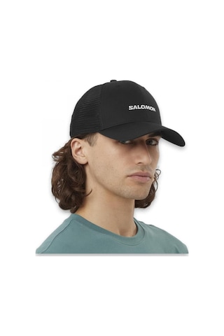 Salomon Lc2428900 Cap Trucker U Siyah Unisex Şapka Siyah-mor Siyah