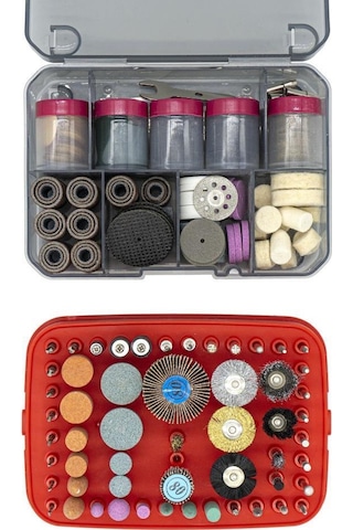 Rox 0097 Hobi Gravür Mini Aksesuar Seti 316 Parça Dremel Uyumlu