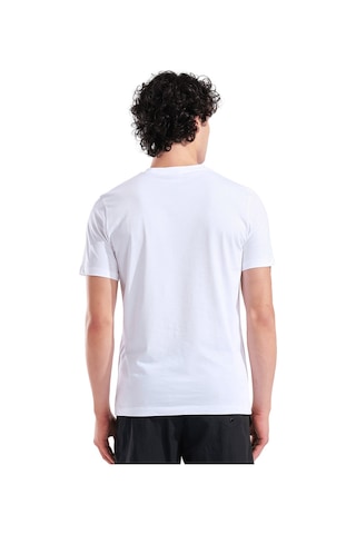 Arena Slippery Surface Print Erkek Beyaz Günlük Stil T-shirt 011332100