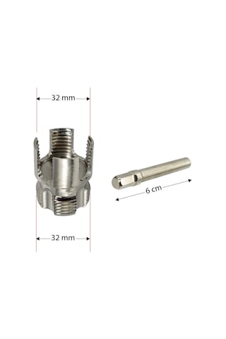 6514 Pvc Pprc Boru İç Ve Dış Diş Açma Aparatı 1" 32 Mm