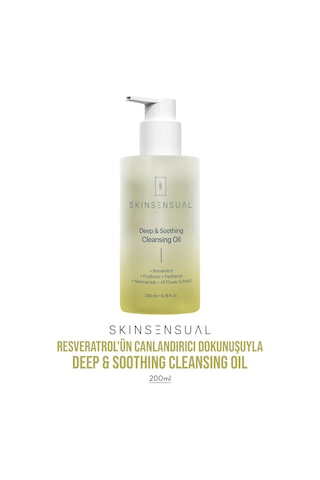 Skin Sensual Deep & Soothing Cleansing Oil | Resveratrol’ün Dokunuşuyla Cilt Temizliğinde Yenilik