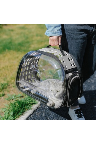 Homyl Kediler Seyahat Taşıyıcı Rahat Temiz 42cmx26cmx35cm