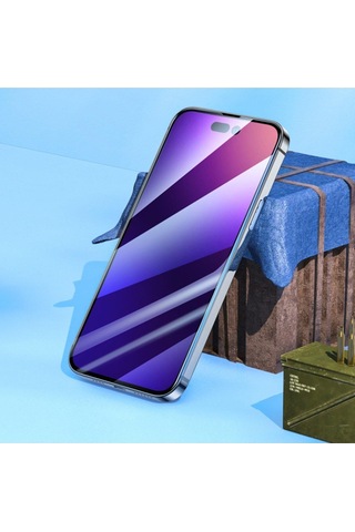 Apple Uyumlu iPhone 15 Ve 15 Pro Tam Kaplayan Ultra Hd Ekran Koruyucu Temperli Cam