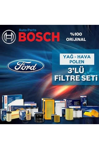 Ford Focus Uyumlu 1.6 Bosch Filtre Bakım Seti 1998-2004 (495584681)
