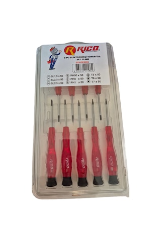 Rico Saatçi Tornavida Takımı Seti Ve Torx Set 9 Parça