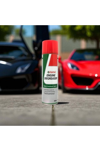 Castrol Engine Degreaser Motor Temizleyici Sprey 500 Ml Su İçermez Elektronik Aksam Uyumlu