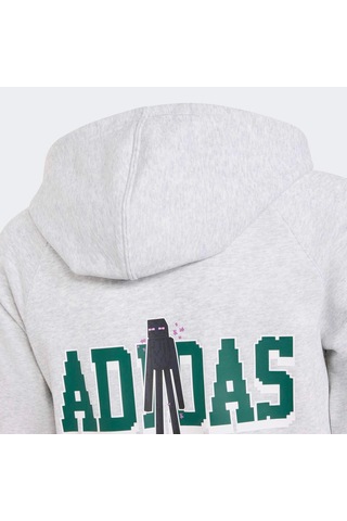 Adidas Minecraft Çocuk Gri Sweatshirt Ks9031