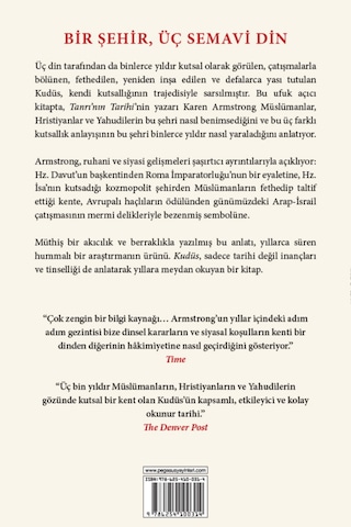 Kudüs’Ün Tarihi: Bir Şehir Üç Semavi Din 9786254100314