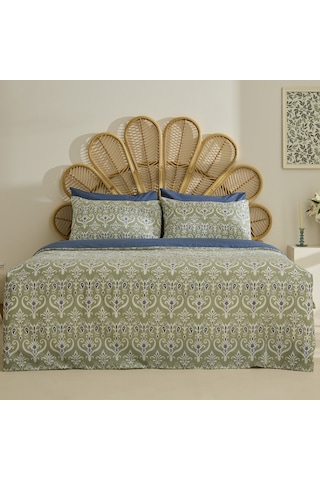 Sarah Anderson Aderra Çift Kişilik Nevresim Takımı Mint Mint