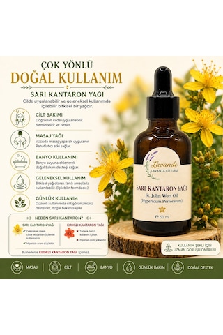Lavande Lavanta Çiftliği Sarı Kantaron Yağı 50 ML