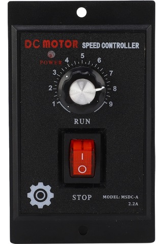 Aubyhe 90vdc Çıkışlı 110vac Girişli Dc Motor Hızı Kontrol Cihazı - İleri-geri Ve Acil Durdurma Fonksiyonlu Abs Kasa