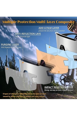 Erkekler Kadınlar Spor Güneş Gözlükleri Uv400 Korumalı Açık Hava Koşu Sürüş Yürüyüş Beyzbol Gözlükleri Çok Renkli