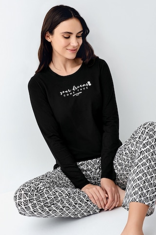 Pierre Cardin Kadın Siyah Pijama Takımı Pc9068-s-v1 Siyah
