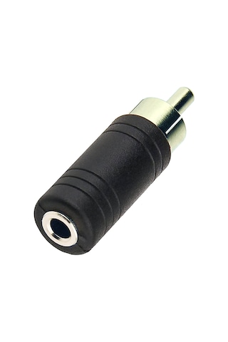 RCA Erkek to 3.5mm Dişi Mono Dönüştürücü Adaptör