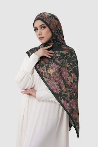 Buttonscarves Dubai Piliseli Şal - Siyah