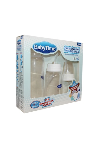 Babytıme 090 Fonksiyonel Pp Biberon 150ml+250ml Set