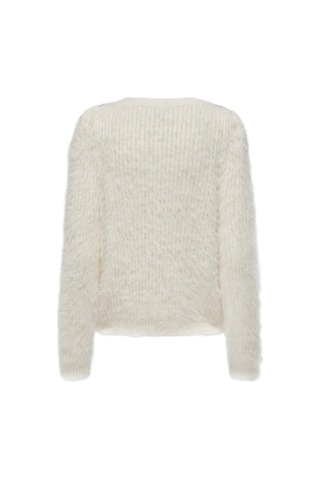 Only Onlsurı Ls Blıng O-neck Prm Cs Knt Beyaz15340525 Beyaz