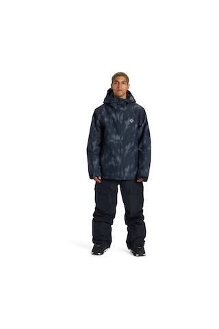 Dc Dc Basis Print Erkek Siyah Snowboard Ceketi Xkk