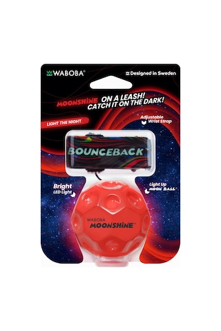 Waboba Led Bounceback Moonshine Işıklı Geri Dönen Ve Yüksek Zıplayan Top Bilek İpli Moon Ball