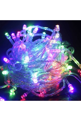 Multi Colors Led Light 10 Metre Renkli Led Işık Renkli İp Led Işık Kablo Işık 220v Fişli Renkli Işık Gün Işığı