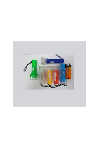 Minik Renkli Plastik Fenerler 6 Lı Paket Karışık