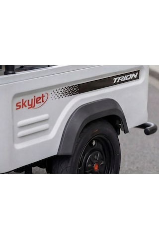 Skyjet Trıon Üç Tekerlekli Elektrikli Moped Beyaz