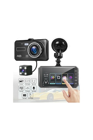 Mb-300 1296p 4" Ips Dokunmatik Ekran Araç İçi Çift Kamera Gece Gö