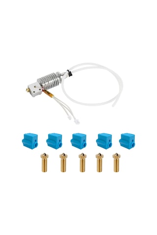Nayomiglow Anycubic Vyper İçin Hotend Kiti, Vyper 3d Yazıcılar İçin 5 Adet Silikon Çorap Ve Nozullu 3d Yazıcı Montajlı Hotend Kiti