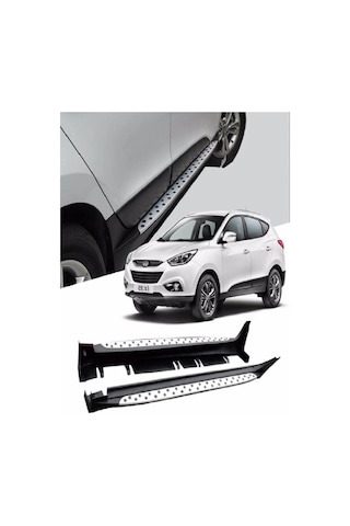 Hyundai İx35 Yan Basamak Koruma Noktalı Model 2010+ Sonrası Uyumlu
