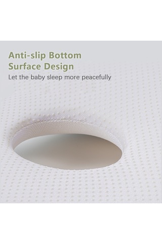 Yenidoğanlar İçin Yastık Düz Başları Önlemek İçin Rahat Bebek Baş Şekillendirme Yastığı 0-12 Aylık Bebekler İçin Hafızalı Sünger Yastık