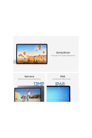 Samsung Galaxy Tab S10 FE SM-X520 128 GB 10.9" Tablet Mavi Outlet