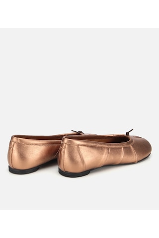 Hotiç Kadın Deri Bronz Ön Detaylı Babet 01ayh316830a470 01ayh316830a470 Bronz
