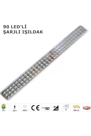 Şarj Edilebilir 90 Ledli Işıldak Cata Tuna 9w Acil Durum Lambası