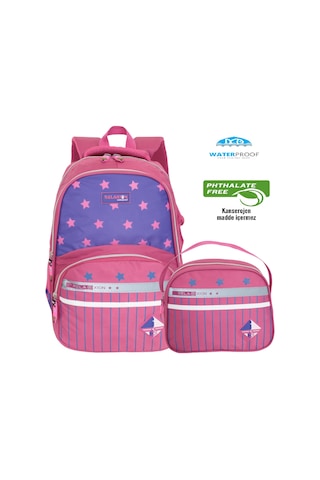 Kidessa 1044 Anatomik İlkokul Çantası - NKT01044-Pembe Mor-TEK EB