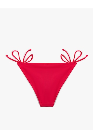 Koton Astarlı Yanları İpli Bikini Altı Fuşya 5sak00042mm Fuşya